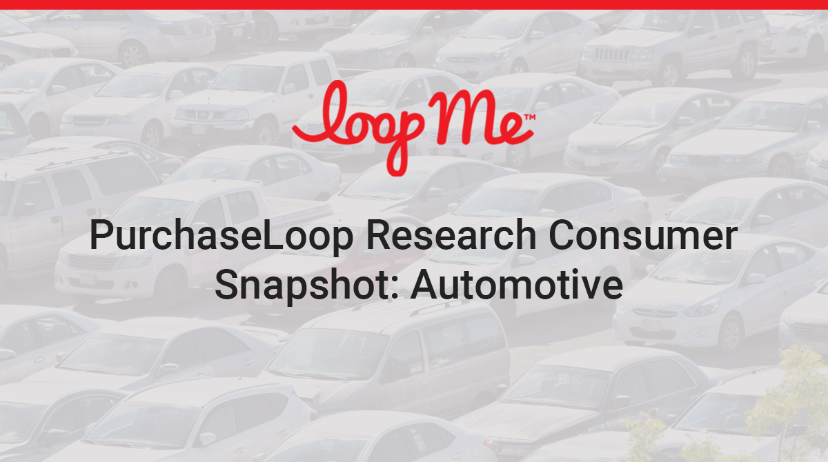 PurchaseLoop Research Consumer Snapshot: Automotive